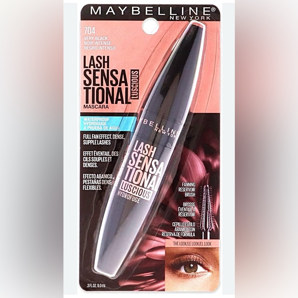🆕 Maybelline Lash Sensational Luscious Mascara - Very Black (see photos)